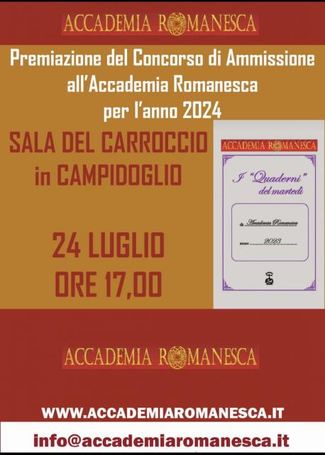 CONCORSO DI AMMISSIONE: PREMIAZIONE